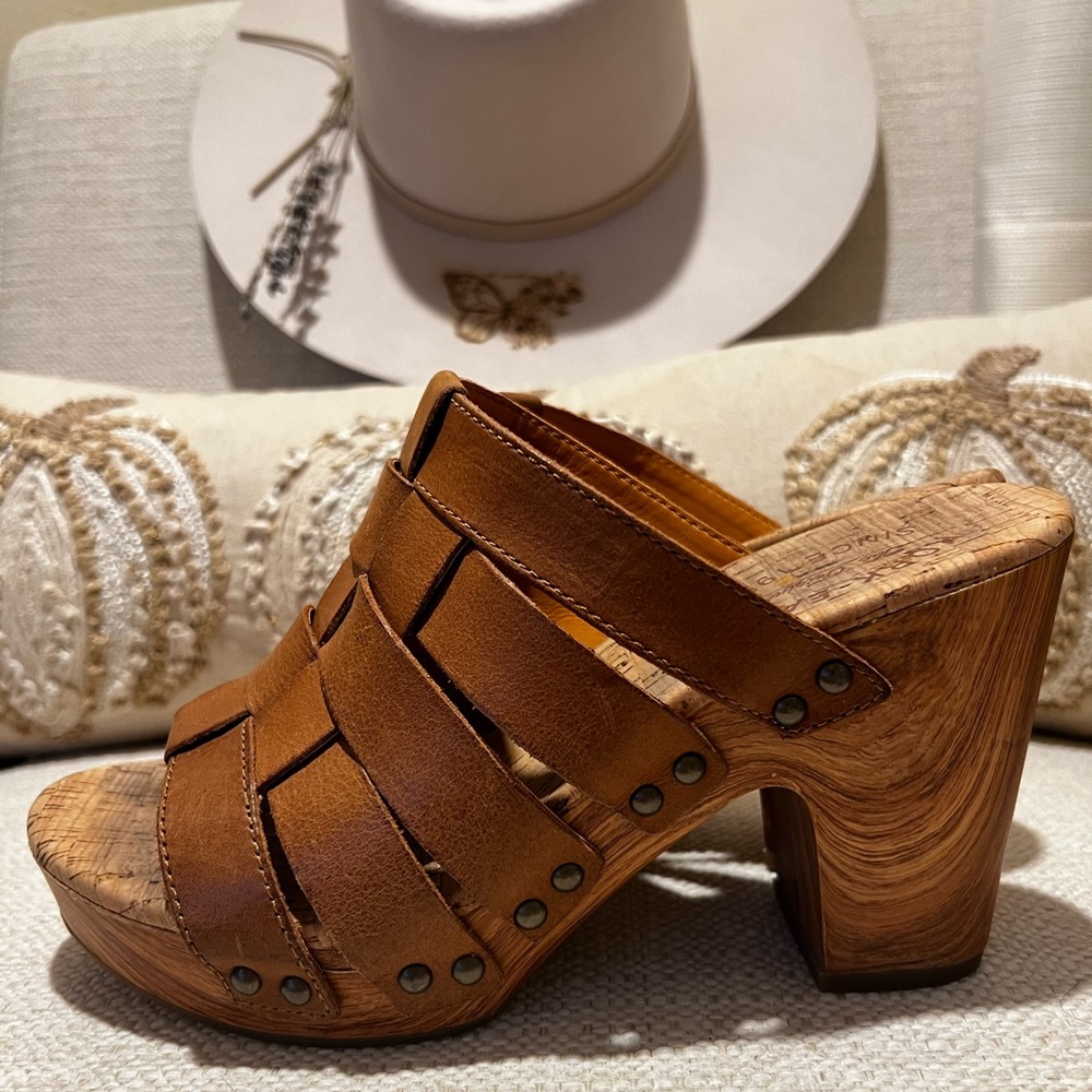 Kork-Ease Devan Heel “Orange Kerala” - image 1